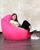 Кресло мешок груша Овал Coolki Оксфорд 600ДПУ XXXL 140x100 Розовый - изображение 2