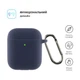 Чехол для наушников Armorstandart Silicone Case With Hook для Apple AirPods 2 Dark Blue (ARM59681) - изображение 2