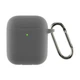 Чехол для наушников Armorstandart Ultrathin Silicone Case With Hook для Apple AirPods 2 Advanced Ash (ARM59677) - изображение 1