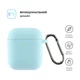 Чехол для наушников Armorstandart Ultrathin Silicone Case With Hook для Apple AirPods 2 Sky Blue (ARM59692) - изображение 2