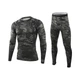 Мужское термобелье Lesko A152 Camouflage Black XL для холодной погоды рыбалки - изображение 1