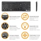 Клавиатура Piko KB-108 USB Black (1283126467103) - изображение 3