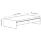 Подставка для монитора с выдвижным ящиком IKEA ELLOVEN 00485101 Черная - изображение 2