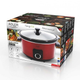 Медленноварка с керамической чашей 5.8 л Adler AD 6413r Red N - изображение 8