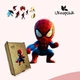 Пазл Ukropchik деревянный Супергерой Спайди size - M в коробке с набором-рамкой (Spider-Man Superhero A4) - изображение 5