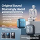 Бездротові навушники Remax TWS-48 Ruiliang Ultra-thin Metal Stereo Blue - зображення 4