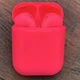 Безпровідні навушники Inpods 12 Macaron TWS сенсорні Bluetooth Малиновий - изображение 2
