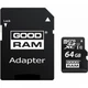 Карта пам’яті GoodRAM M1AA-0640R12 MicroSD 64GB Class 10 UHS-I з адаптером - зображення 1