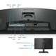 Монітор TFT 27" BenQ PD2706U 9H.LLJLB.QBE 4K UHD IPS sRGB HDR10 HDMI DP USB-C USB-hub HAS колонки - зображення 8