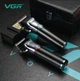 Профессиональная беспроводная машинка для стрижки волос VGR V-682 с зарядной базой - изображение 5