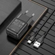 Мережевий зарядний пристрій Hoco C96A + кабель USB -Type-C Single Port Charger 1USB 2.1A Black - зображення 3