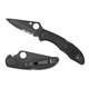 Ніж Spyderco Delica 4 Black Blade напівсерейтор C11PSBBK - зображення 2