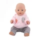 Одежда для куклы Беби Бона / Baby Born 40-43 см набор Белка худи штаны розовый 8701 - изображение 2