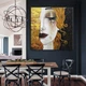 Картина Золотые слезы Густав Климт 40x40 см (Код товара: idea-44) - изображение 1