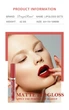 Набор водостойких жидких матовых помад Dragon Ranee Liquid Lipstick C 3 шт по 5 мл - изображение 5
