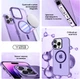 Чехол для смартфона ArmorStandart Y23 MagSafe для Apple iPhone 14 Pro Transparent/Purple (ARM68332) - изображение 3