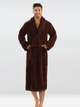 Халат чоловічий махровий DKaren Male Housecoat 130 XL Темно-коричневий (5901780647254) - зображення 1