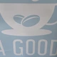 Вінілова наклейка Happy Pocket на скло Coffee is always a good idea (Кава завжди гарна ідея) 30х70см матова Білий (HP-024S-010M) - зображення 5