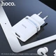 Адаптер мережевий Hoco Lightning Cable Ardent charger set N1 |1USB, 2.4A, 12W| (Safety Certified) Black - зображення 6