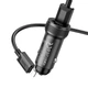 Адаптер автомобільний Hoco Lightning Cable Level dual port Car charger Z49 |2USB, 12W, 2.4A| Black - изображение 5
