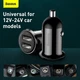 Адаптер автомобільний BASEUS Grain Pro Car Charger |2USB, 4.8A| (CCALLP-02) White - изображение 7