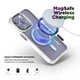 Чехол для Apple iPhone 13, Unit MagSafe, Белый, прозрачный, магсейф, противоударный, магнитный, панель-накладка с поддержкой MagSafe, с поддержкой беспроводной зарядки, TPU+PC, защита всего корпуса, ударостойкий, ArmorStandart (ARM70445) - изображение 3