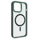 Чохол Apple iPhone 13 Pro Max, Unit MagSafe, Зелений, прозорий, магсейф, протиударний, магнітний, панель-накладка з підтримкою MagSafe, з підтримкою бездротової зарядки, TPU+PC, захист всього корпусу, ударостійкий, ArmorStandart (ARM66944) - зображення 1