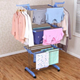 Многоярусная сушилка для белья, вещей, одежды Garment rack with wheels складная - изображение 8