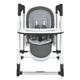 Детский стульчик для кормления качели 2 в 1 El Camino DEBUT ME 1102 Serious Gray - изображение 2