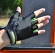 Рукавички для фітнесу MadMax MFG-251 Rainbow Green L - изображение 2