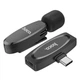 Мікрофон-петличка Hoco L15 Type-C Crystal lavalier wireless digital microphone Чорний - изображение 1