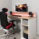 Компьютерный стол Инсайт Белый/Дуб Сонома 1200х600х710/864 (SKRZ1000-056) - изображение 1