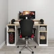 Компьютерный стол Инсайт Белый/Дуб Сонома 1200х600х710/864 (SKRZ1000-056) - изображение 2