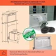 Вытяжка KLARSTEIN Royal Flush Eco Downdraft A+ 60 см 576 м³/час (10038406) - изображение 6
