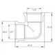 Кутник 1/2″ВВ нікельований NL331S OPTIMUM - зображення 3