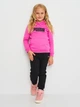 Детские спортивные штаны-джоггеры для девочки Coccodrillo Everyday Girl ZC2120105EVG 104 см Черные (5904705985059) - изображение 3