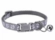 Ошейник для собак и котов с колокольчиком (19-32 cm) Grey (серый) - изображение 2