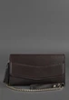 Женская кожаная сумка Элис темно-коричневая Краст BN-BAG-7-CHOKO - изображение 8