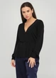 Блуза H&M S Черный 25-0778_чер,без пояса_12 - изображение 1