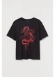 Футболка H&M XS Черный 0926694_дракон_03 - изображение 1