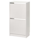 Тумба для взуття BISSA 49x28x93 cm IKEA 705.302.56 білий - зображення 1