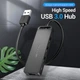 USB-хаб Vention 4-Port USB 2.0 з micro USB живленням 0.15M Black(CHLBB) - зображення 2