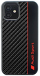 Панель Audi Carbon Fiber Stripe для Apple iPhone 11 Чорний (6955250224864) - зображення 1