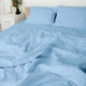 Простынь без резинки Бязь Blue 180*220 см Голубой - изображение 6