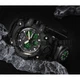 Чоловічий спортивний водостійкий тактичний годинник Besta Life Pro AllBlack з компасом - зображення 4