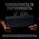 Клавіатура Logitech G Pro Mechanical Gaming USB (920-009392) Чорний - изображение 5