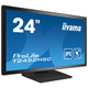 Монитор ЖК 23.8" Iiyama T2452MSC-B1 IPS 1920х1080 60Гц сенсорный экран Черный - изображение 1