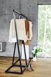 Комплект Дизайнерских напольных вешалок в стиле Loft Design 180x50x180h Черный/Металл ATL395 - изображение 3
