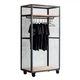 Дизайнерская Напольная вешалка в стиле Loft Design 100x40x210h Черный/Дерево ATL900 - изображение 1