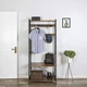 Дизайнерская Напольная вешалка в стиле Loft Design 100x45x190h Черный/Дерево ATL899 - изображение 7